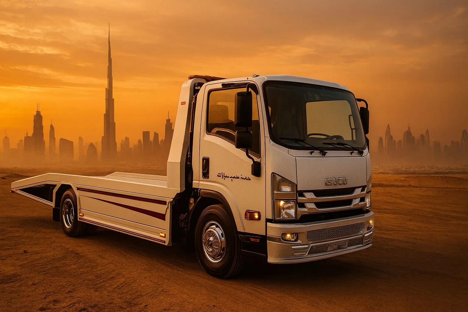 سحب من الرمال قرب الشارقة - فك تغريز بحذر