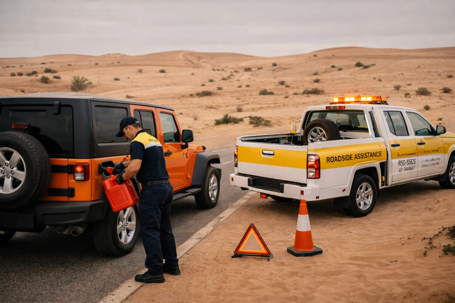 سحب دفع رباعي من الرمل - خروج من منحدر رملي