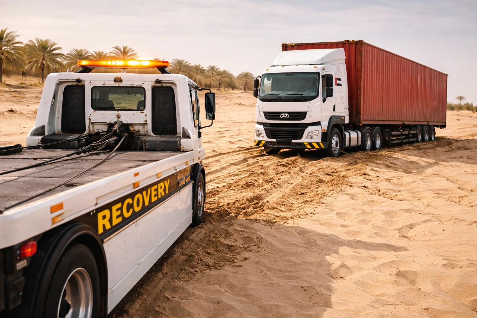 Sharjah winch - controlled towing with safety focus